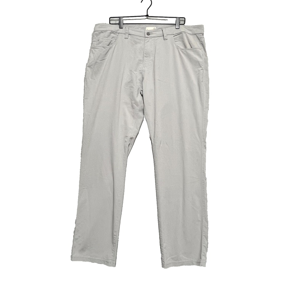 Tasc Performance Tailored Stretch Golf Pants Mens 40x30 Casual Gray Athletic Fit